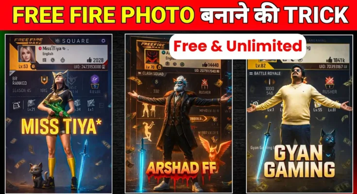 Trending Free Fire Profile Photo Editing Generator