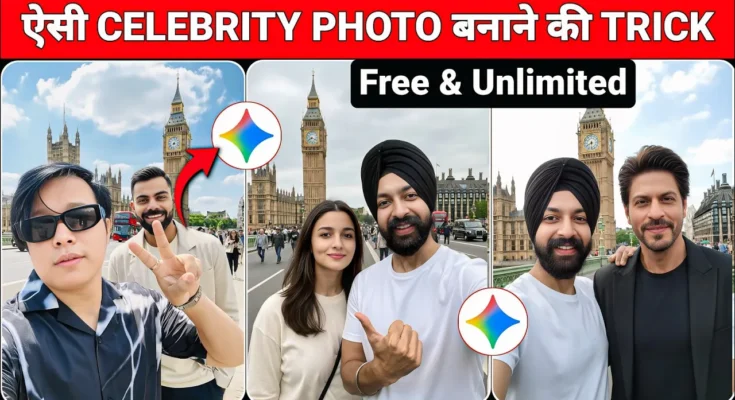 Virat Kohli London Selfie AI Photo Editing